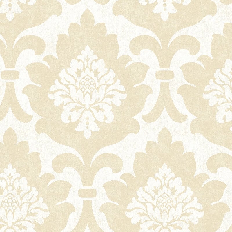 Osbourne Damask Wallpaper - Gold - SK Filson - DE41834Wallpaper199