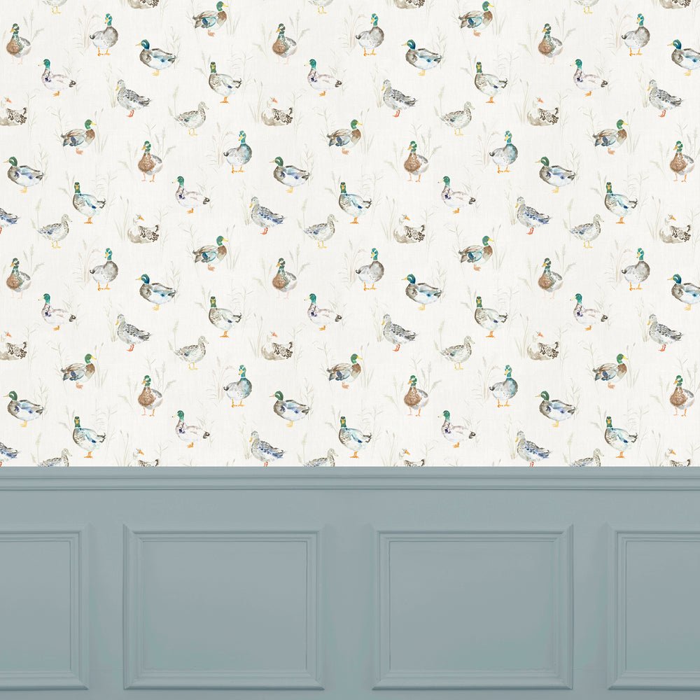 Paddling Ducks Wallpaper - Cream - Voyage Maison - PADDLIN/WPO/CREWallpaper199