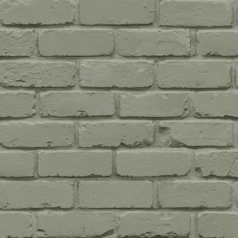 Painted Brick Wallpaper - Sage - Fine Décor - FD43603Wallpaper199