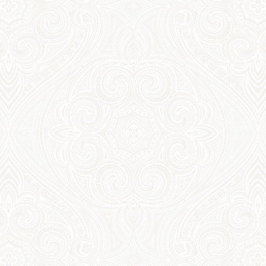 Paisley Motif Wallpaper - White - SK Filson - DE41852Wallpaper199
