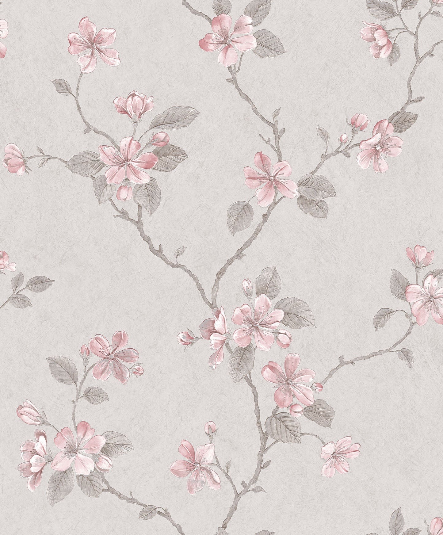 Palazzo Floral Bushes Wallpaper - Pink / Grey - Galerie - G67614Wallpaper199