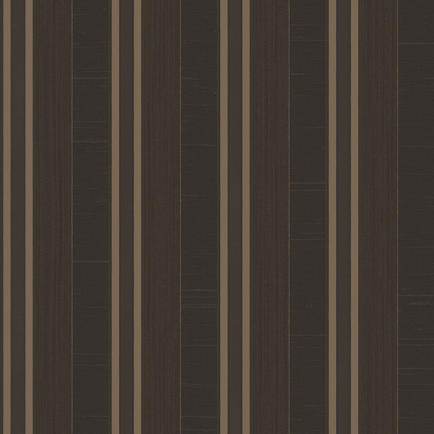 Palazzo Striped Wallpaper - Dark Brown / Gold - Galerie - G67629Wallpaper199