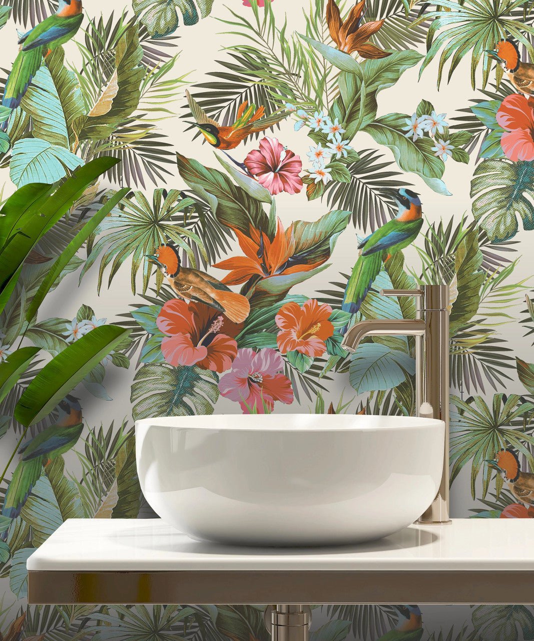 Paradise Birds Vasari Wallpaper - Multi - Rasch - 539066Wallpaper199