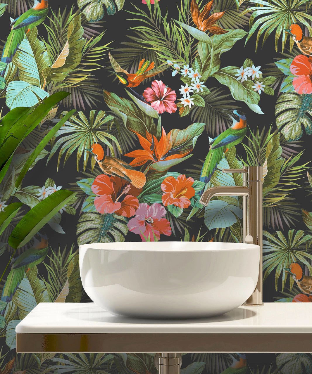 Paradise Birds Vasari Wallpaper - Multi - Rasch - 539097Wallpaper199