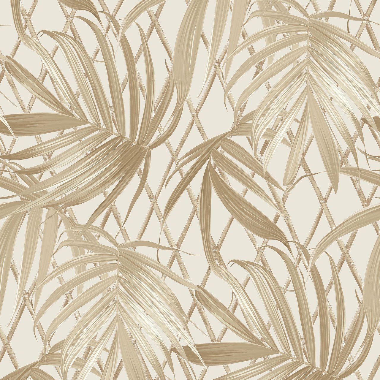 Paradise Palm Vasari Wallpaper - Gold - Rasch - 539578Wallpaper199