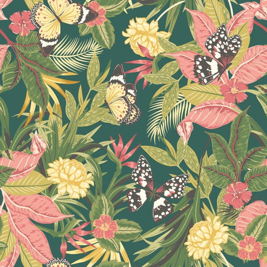 Paradise Wallpaper - Forest Mix - Hoopla Walls - HWA1193WWallpaper199