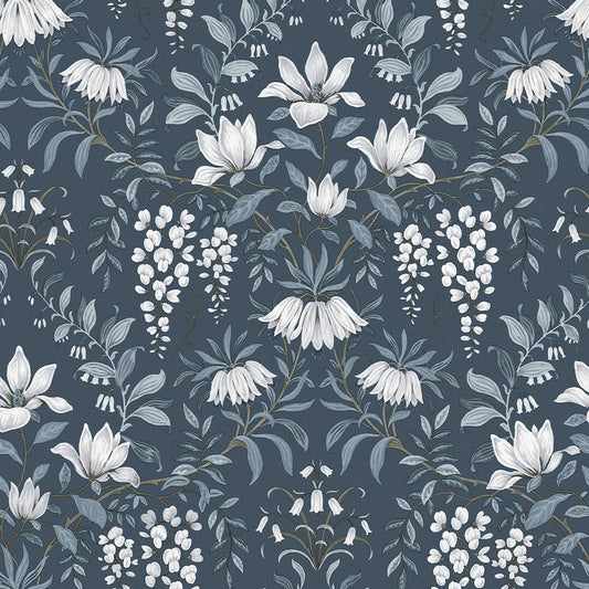 Parterre Wallpaper - Dark Seaspray - Laura Ashley - 113404Wallpaper199