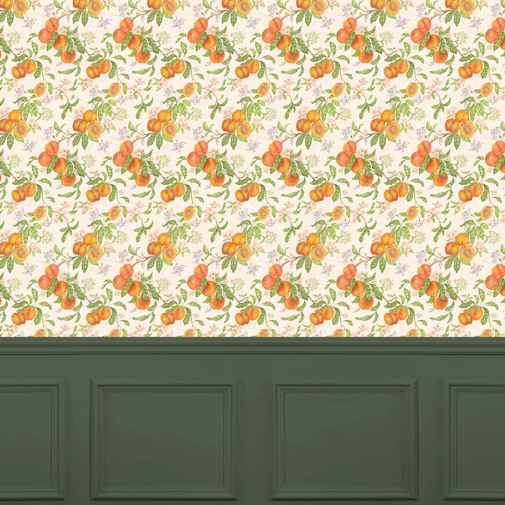 Peach Harvest Wallpaper - Orange - Voyage Maison - PHARVES/WPO/MULWallpaper199