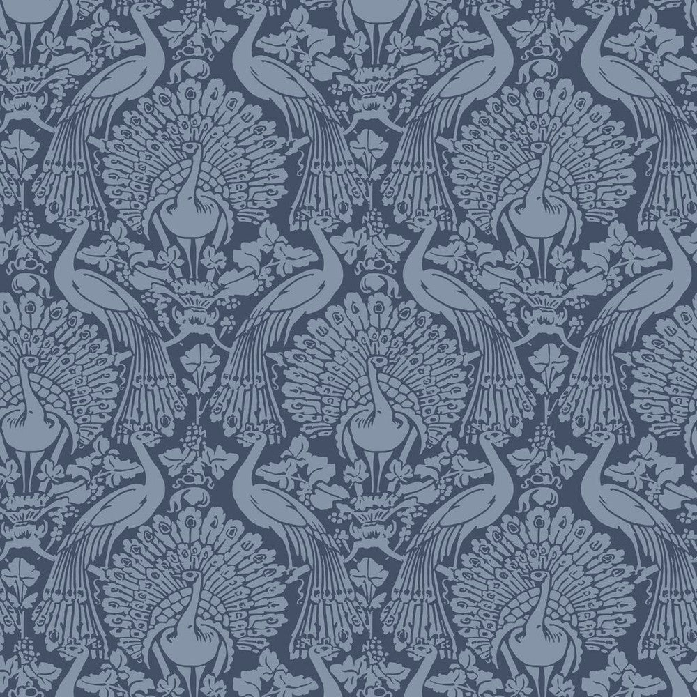 Peacock Damask Wallpaper - Dusky Seaspray - Laura Ashley - 114910Wallpaper199