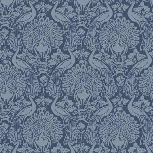 Peacock Damask Wallpaper - Dusky Seaspray - Laura Ashley - 114910Wallpaper199