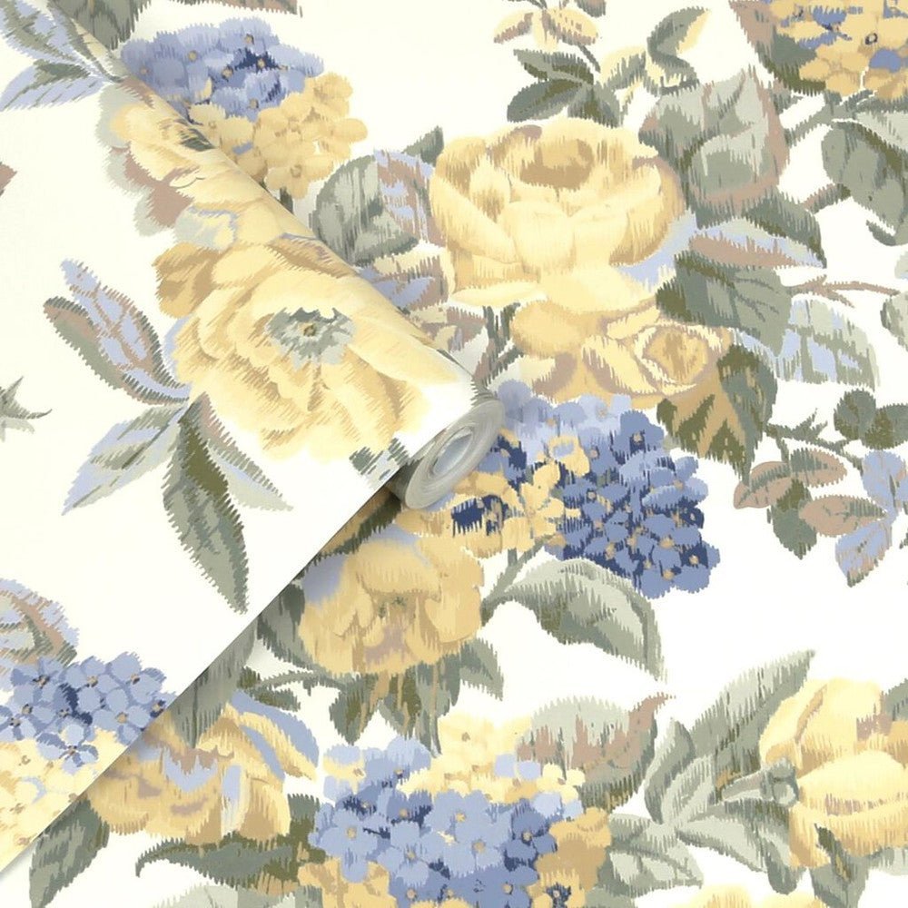 Pembrey Wallpaper - Pale Gold - Laura Ashley - 118470Wallpaper199