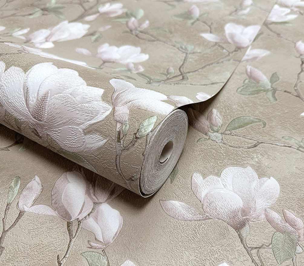 Petalina Wallpaper - Beige/Pink - Holden Décor - 36400Wallpaper199