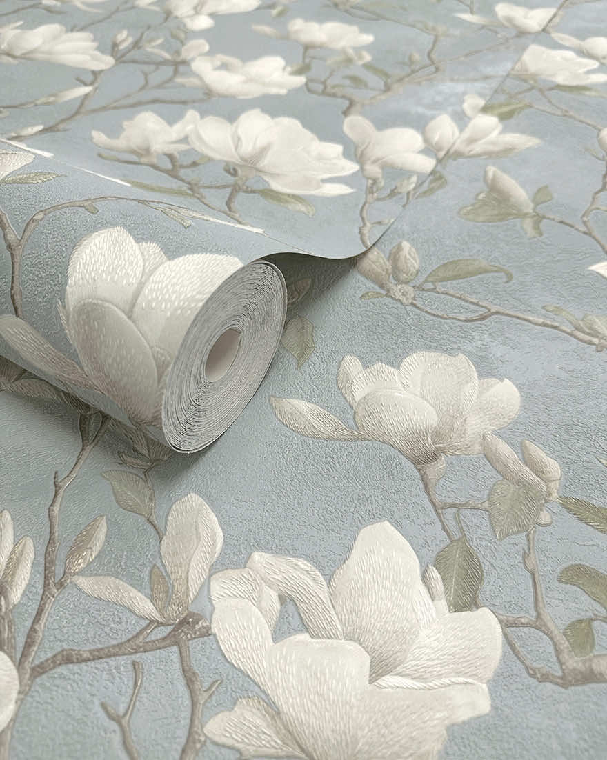 Petalina Wallpaper - Blue - Holden Décor - 36404Wallpaper199