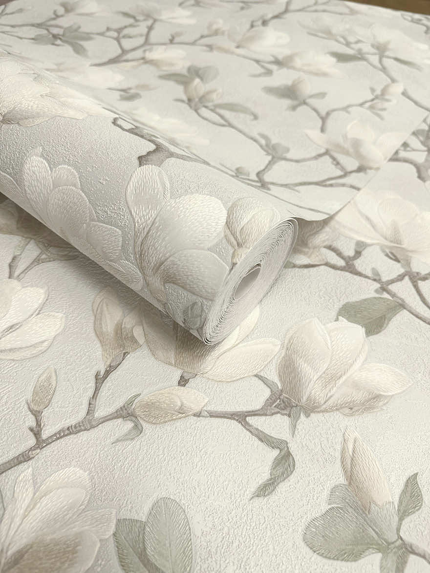 Petalina Wallpaper - Dove - Holden Décor - 36402Wallpaper199