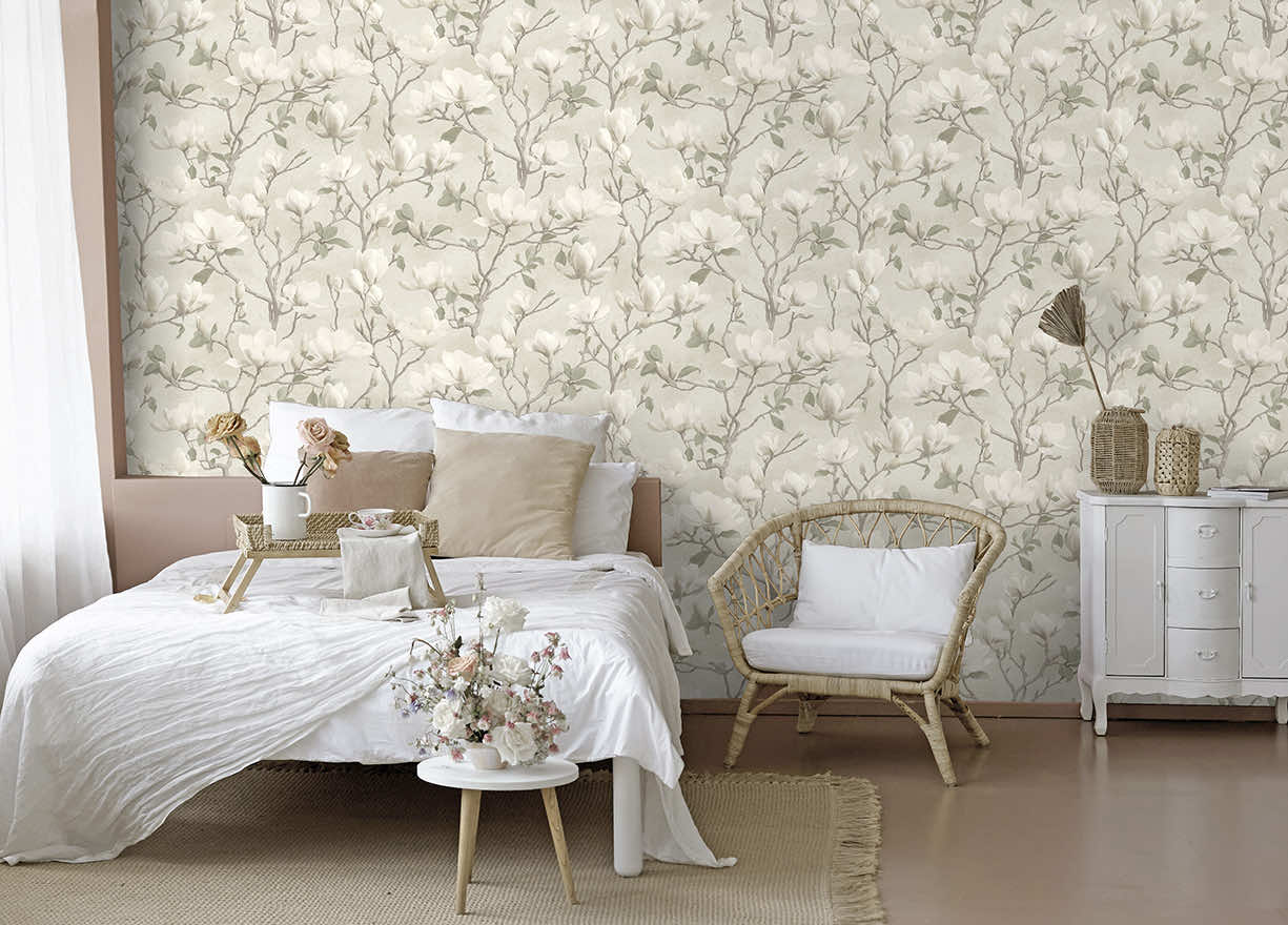 Petalina Wallpaper - Dove - Holden Décor - 36402Wallpaper199