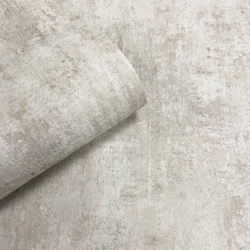 Phelan Industrial Texture Metallic Wallpaper - Cream - Muriva - 209102Wallpaper199