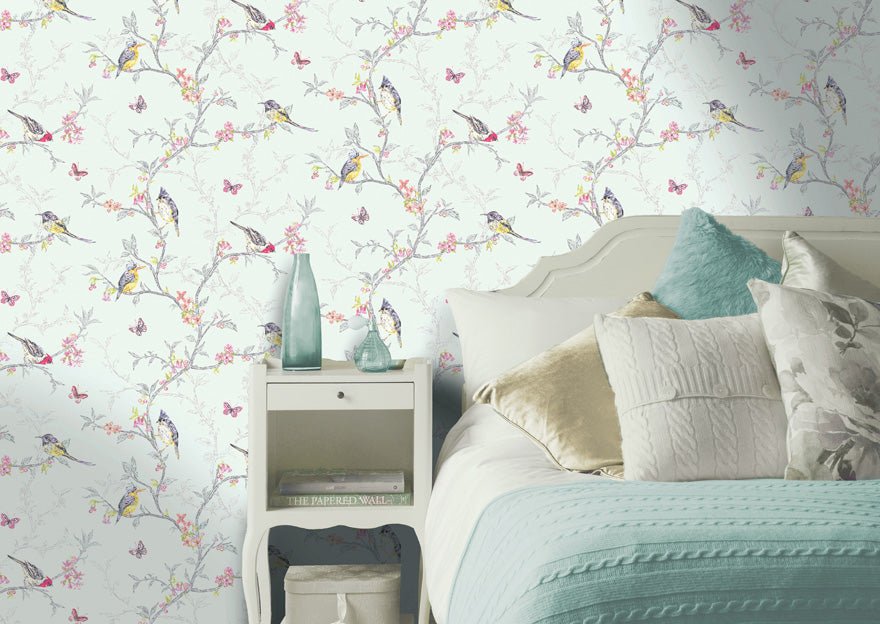 Phoebe Wallpaper - Soft Teal - Holden Décor - 98083Wallpaper199