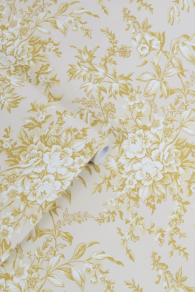 Picardie Wallpaper - Pale Gold - Laura Ashley - 114900Wallpaper199