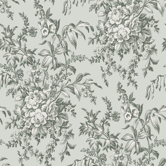 Picardie Wallpaper - Sage - Laura Ashley - 114899Wallpaper199