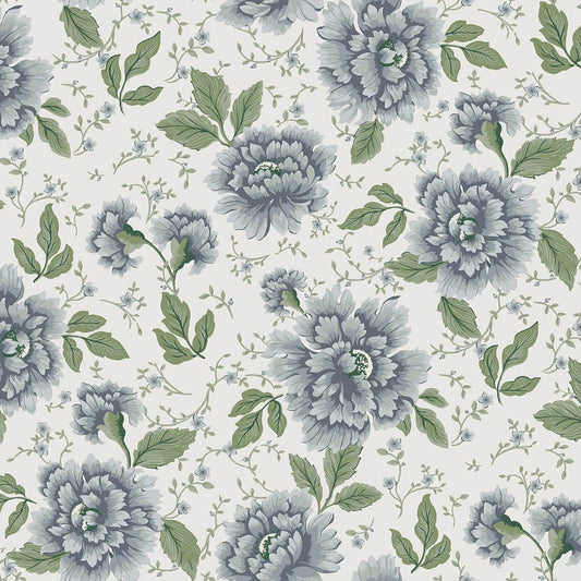 Pickworth Posy Wallpaper - Pale Seaspray Blue - Laura Ashley - 122747Wallpaper199