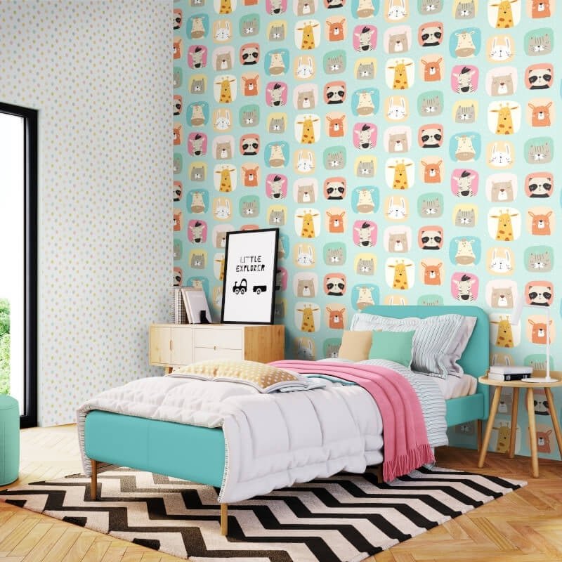 Picture Perfect Wallpaper - Seafoam - Hoopla Walls - HWA1272WWallpaper199