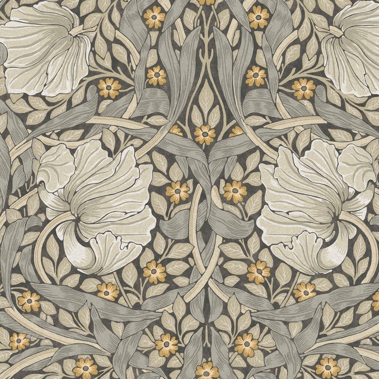 Pimpernel Wallpaper - Grey - 124240 - William Morris AHWallpaper199