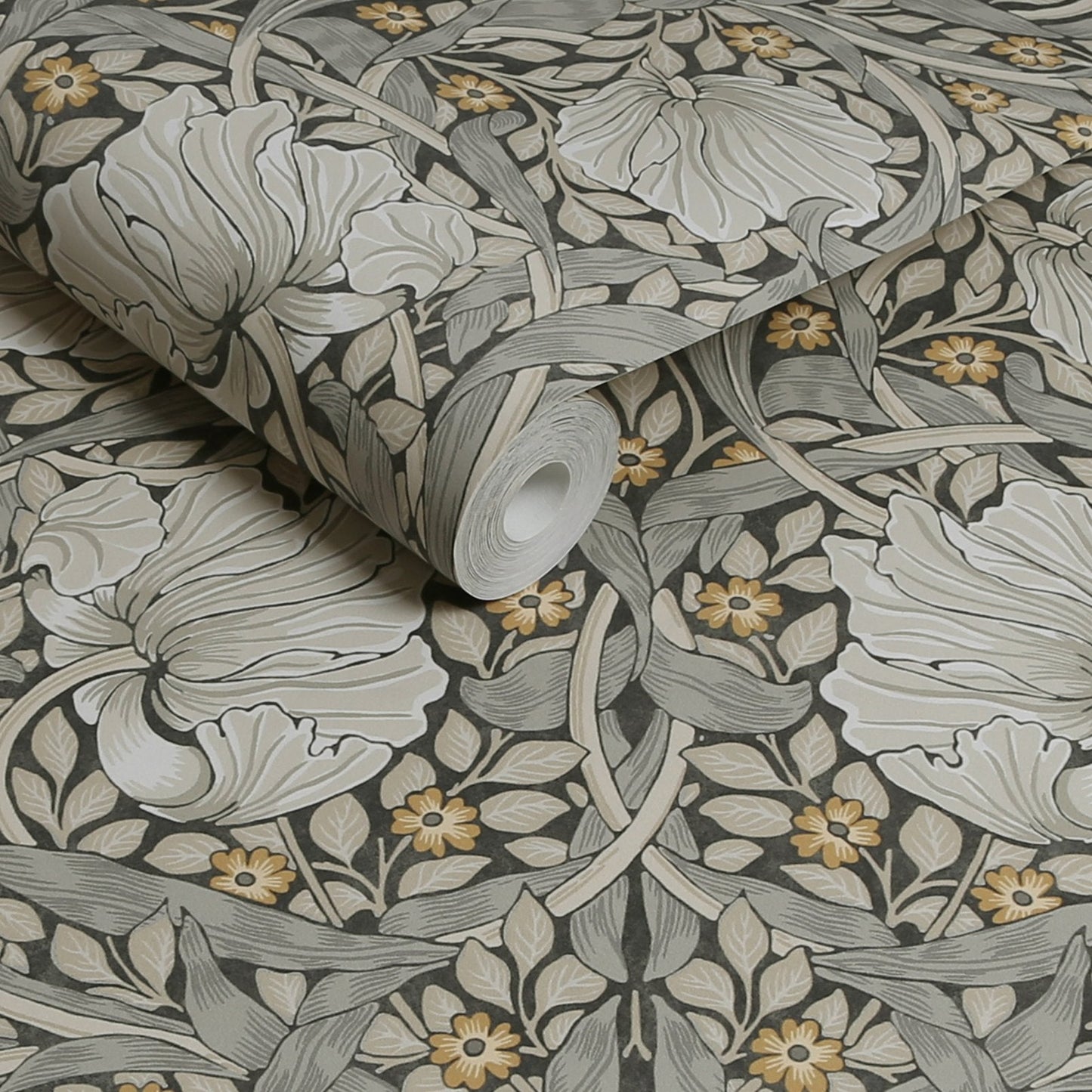 Pimpernel Wallpaper - Grey - 124240 - William Morris AHWallpaper199