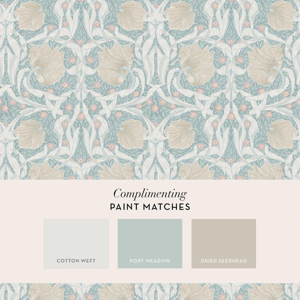 Pimpernel Wallpaper - Ocean - 140507 - William MorrisWallpaper199