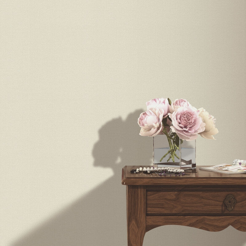 Plain Texture Wallpaper - Cream - Elle Decoration - 10444 - 14Wallpaper199