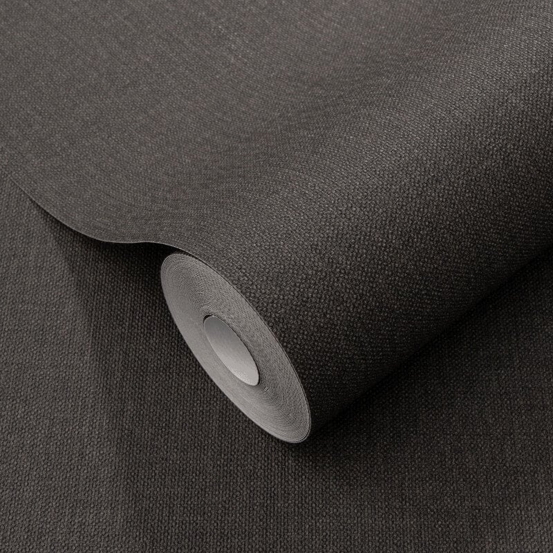 Plain Texture Wallpaper - Dark Grey - Elle Decoration - 10444 - 37Wallpaper199