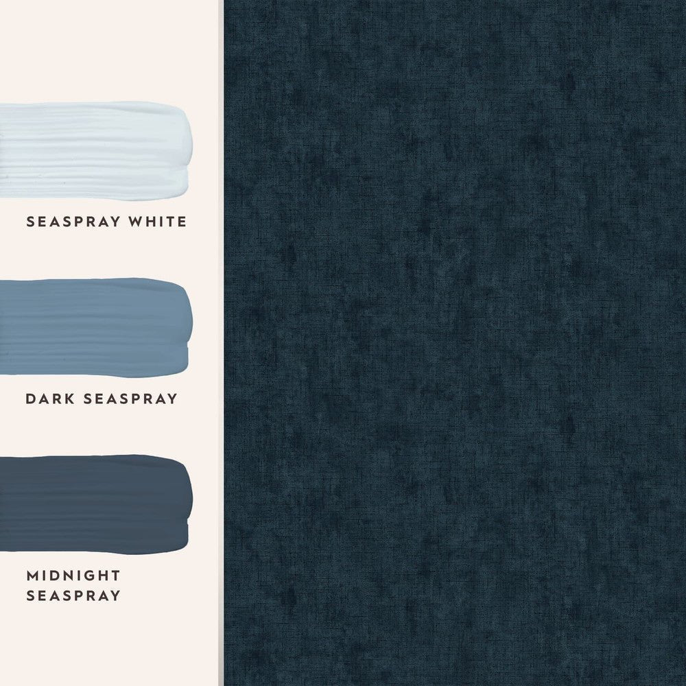 Plain Wallpaper - Midnight Seaspray - Laura Ashley - 121097Wallpaper199