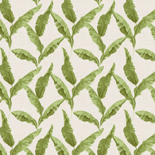 Plantain Wallpaper - Green - Furn - PLANTAI/WP1/GREWallpaper199