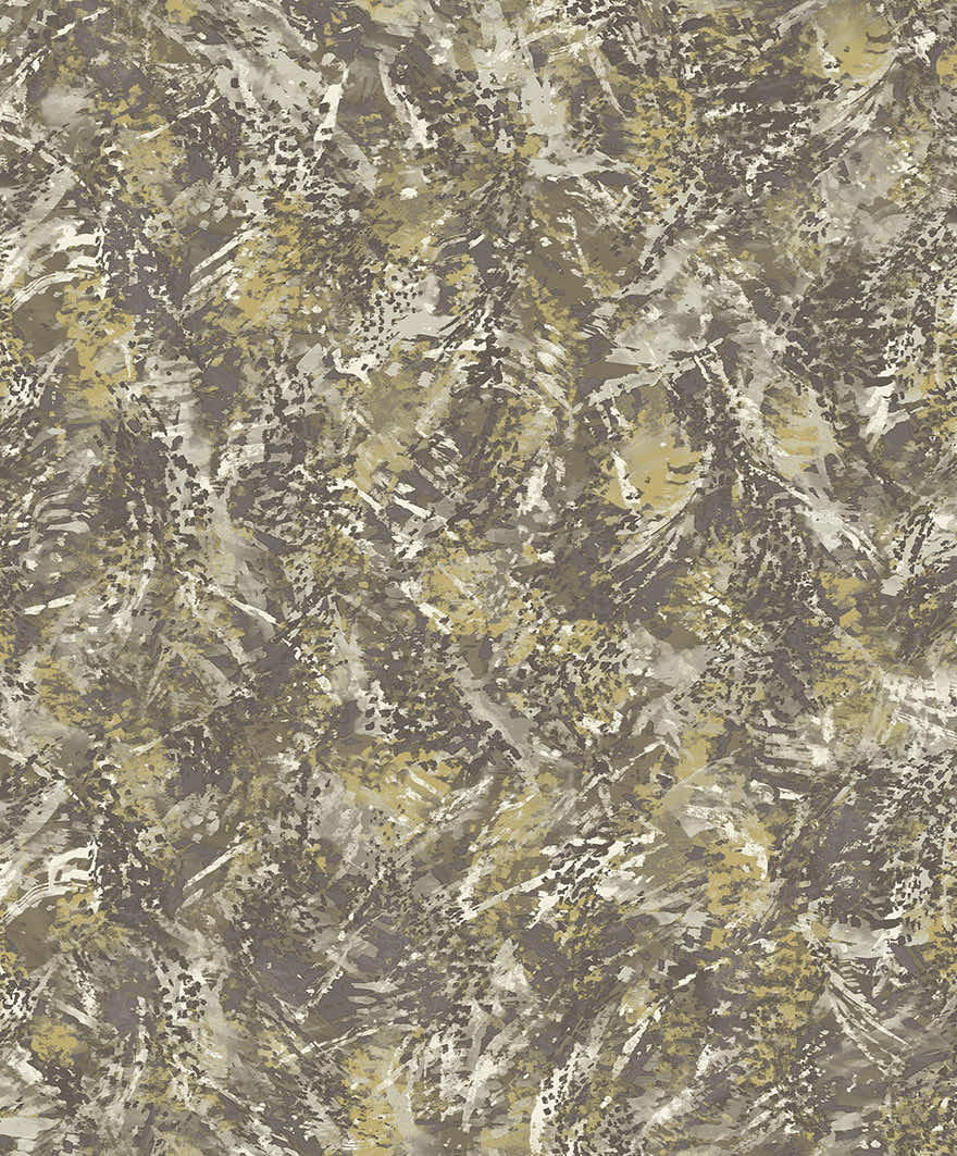 Pluma Wallpaper - Chocolate / Gold - Holden Décor - 36342Wallpaper199