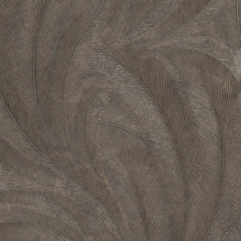 Plume Leaf Metallic Wallpaper - Brown/Bronze - Erismann - 10476 - 47Wallpaper199