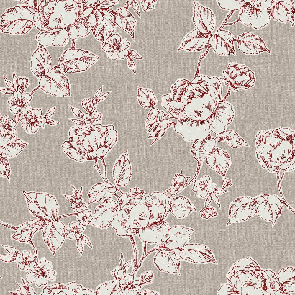 Pollington Roses Wallpaper - Dark Dove Grey - Laura Ashley - 127388Wallpaper199