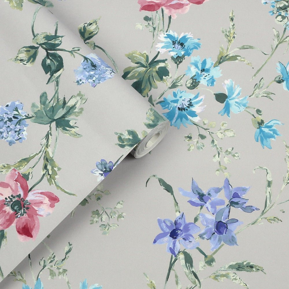 Poppy Meadow Wallpaper - Pale Violet - Laura Ashley - 127406Wallpaper199
