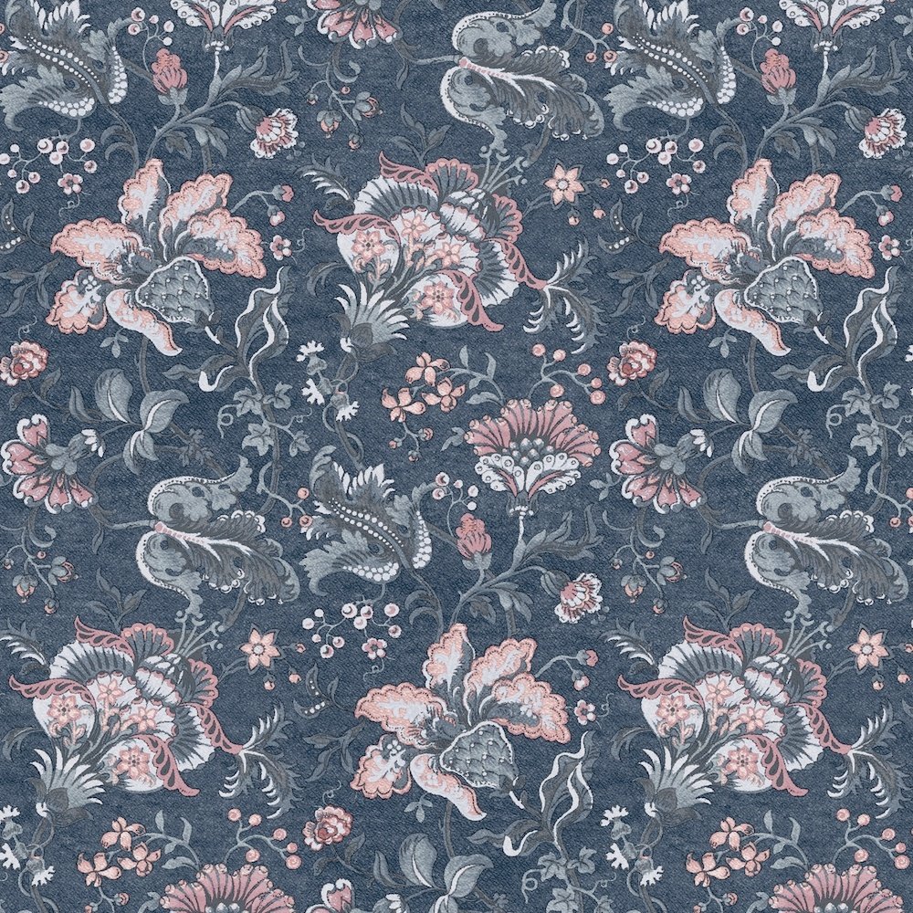 Portia Wallpaper - Dark Seaspray - Laura Ashley - 114908Wallpaper199