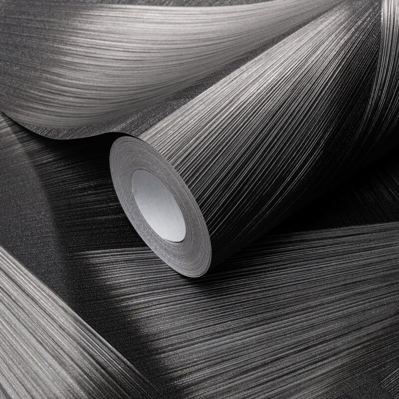 Pose 3D Effect Geo Metallic Wallpaper - Black - Erismann - 10401 - 15Wallpaper199