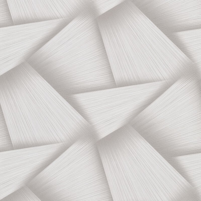 Pose 3D Effect Geo Metallic Wallpaper - Taupe - Erismann - 10401 - 37Wallpaper199