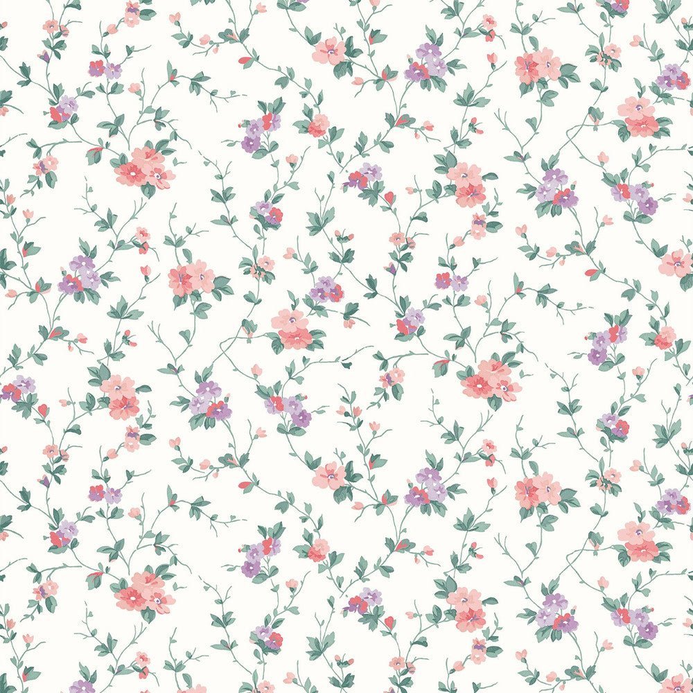 Priory Wallpaper - Coral Pink - Laura Ashley - 122765Wallpaper199