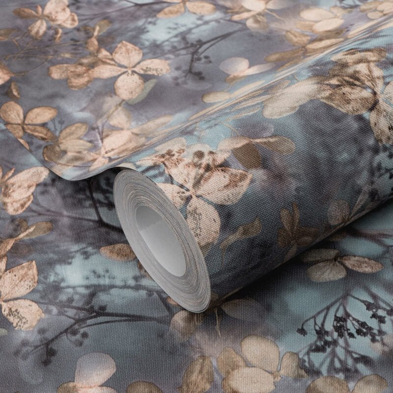 Purity Elderberry Blossoms Wallpaper - Blue - Erismann - 10415 - 08Wallpaper199