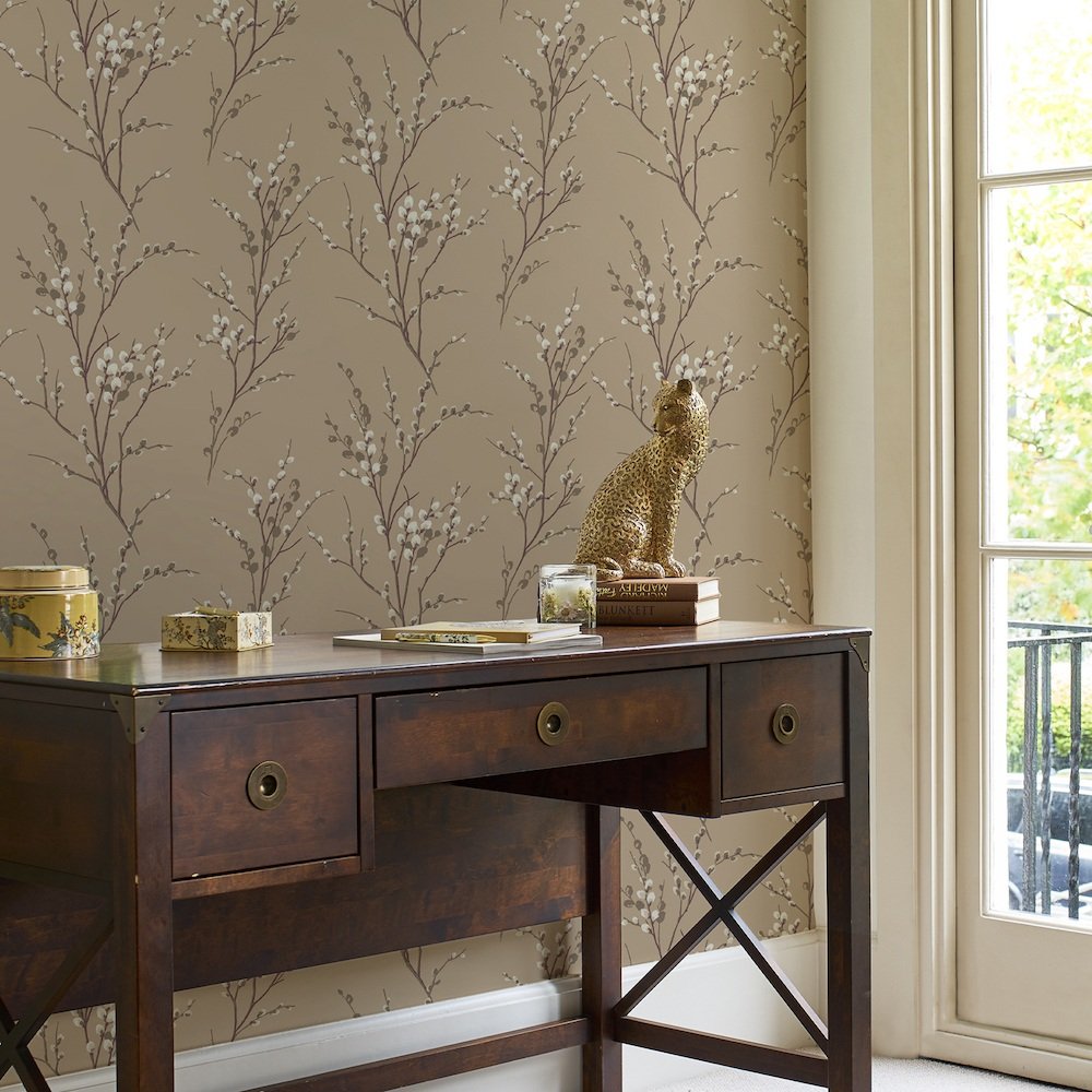 Pussy Willow Wallpaper - Natural - Laura Ashley - 113358Wallpaper199