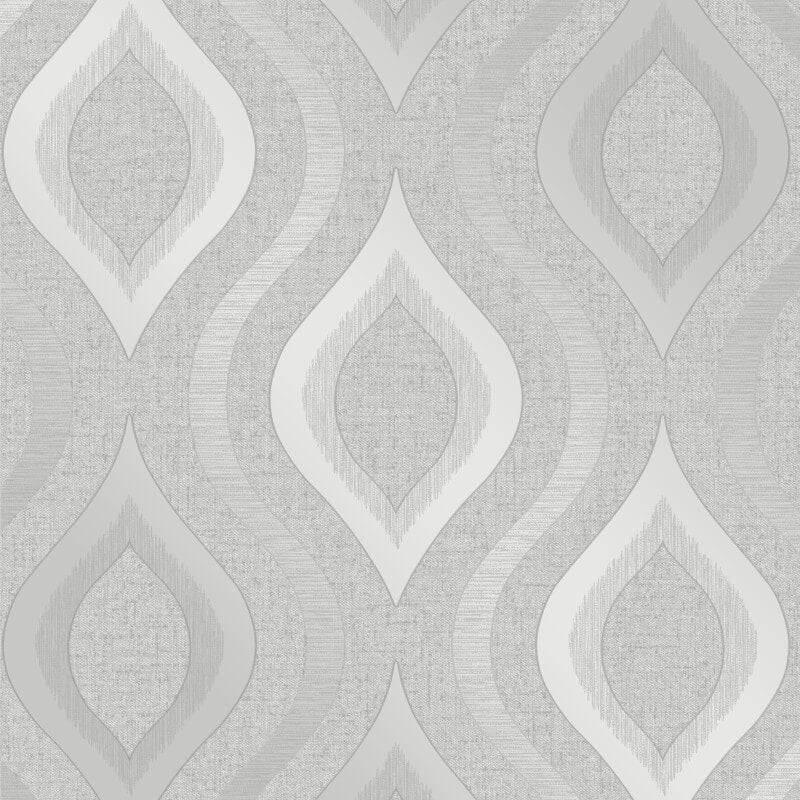 Quartz Geo Glitter Wallpaper - Silver - Fine Décor - FD41968Wallpaper199