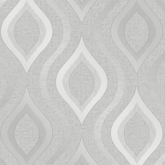 Quartz Geo Glitter Wallpaper - Silver - Fine Décor - FD41968Wallpaper199
