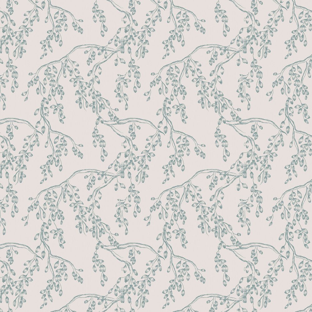 Rainham Willow Wallpaper - Newport Blue - Laura Ashley - 140334Wallpaper199