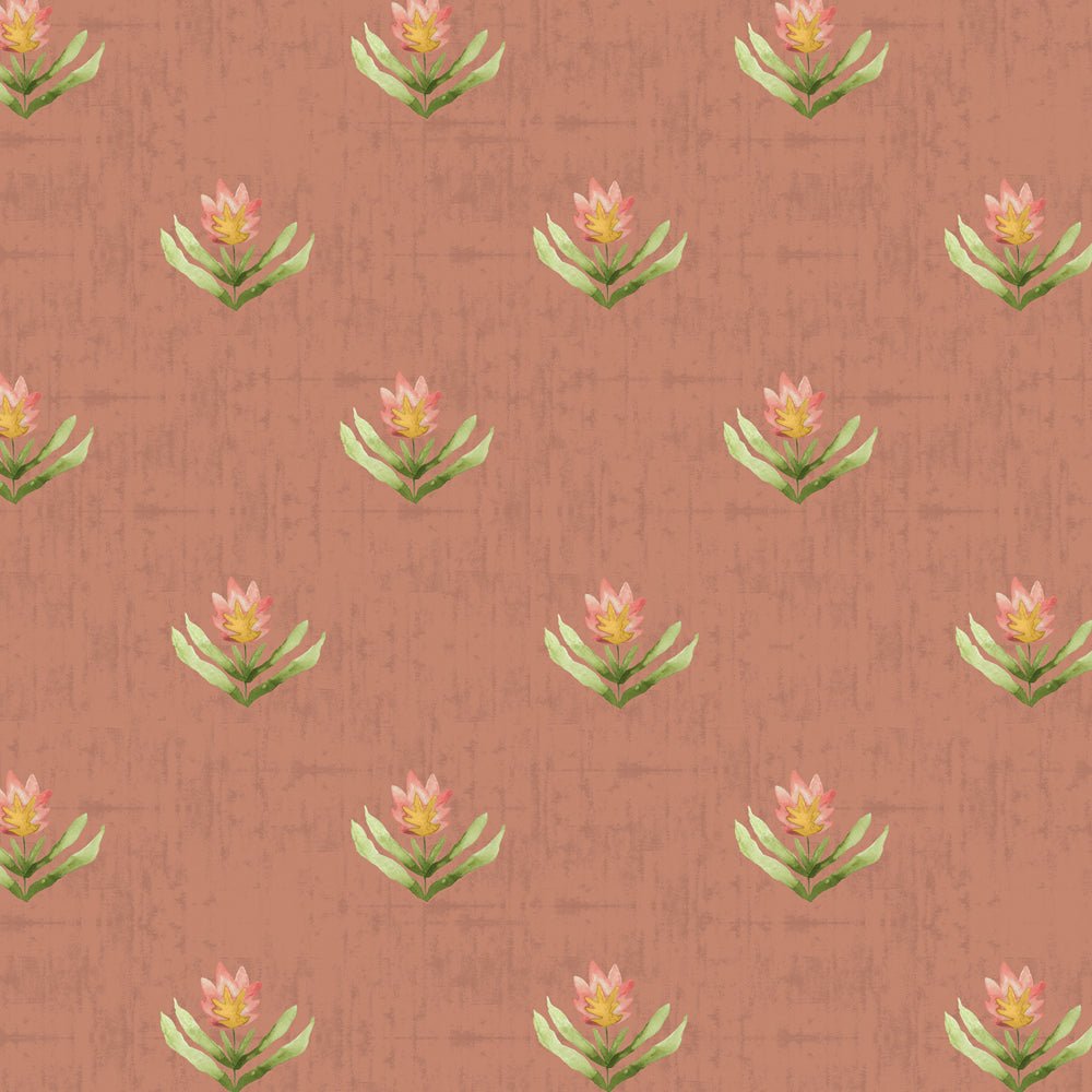 Raja Wallpaper - Terracotta - Voyage Maison - RAJA/WPO/TERWallpaper199