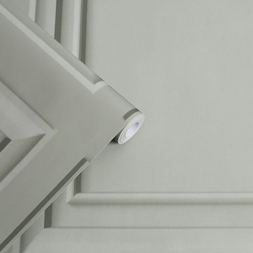 Redbrook Wood Panel Wallpaper - Sage - Laura Ashley - 114905Wallpaper199