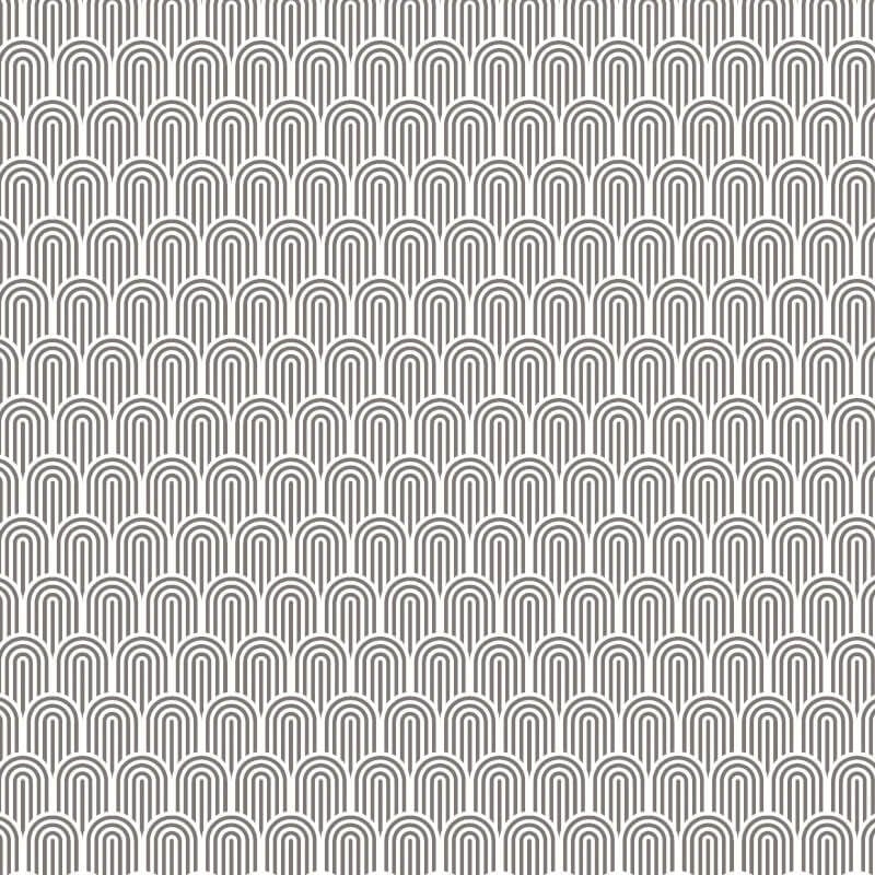 Retro Arch Wallpaper - Black - Hoopla Walls - HWA1067WWallpaper199