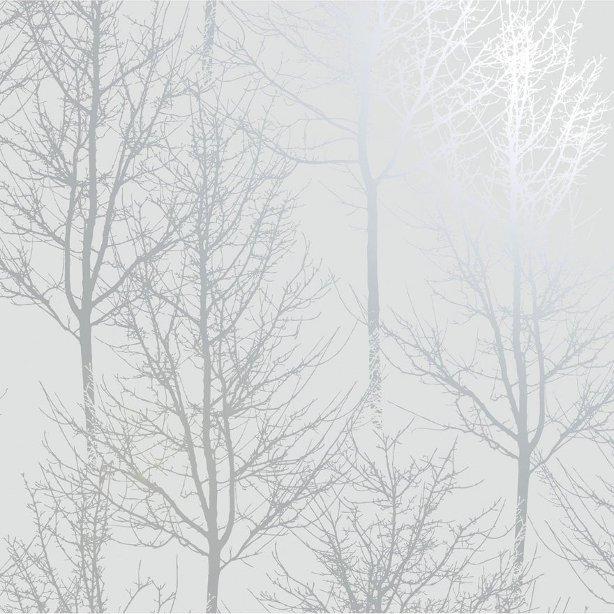 Rhea Trees Wallpaper - Grey Silver - Holden Décor - 90760Wallpaper199