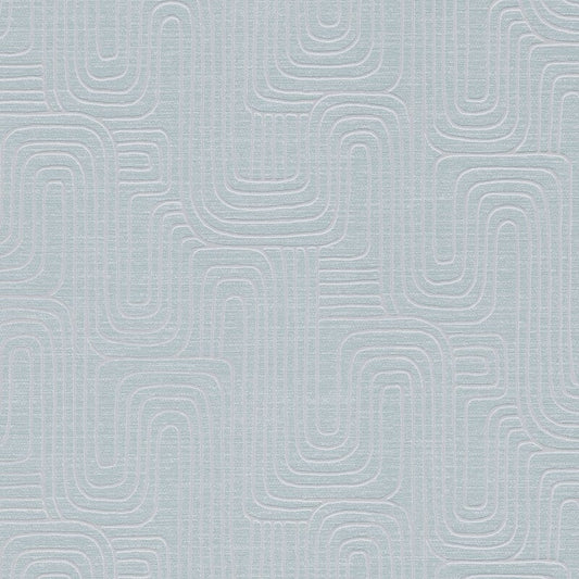 Rondo Curved Lines Metallic Wallpaper - Light Grey - Erismann - 10461 - 35Wallpaper199